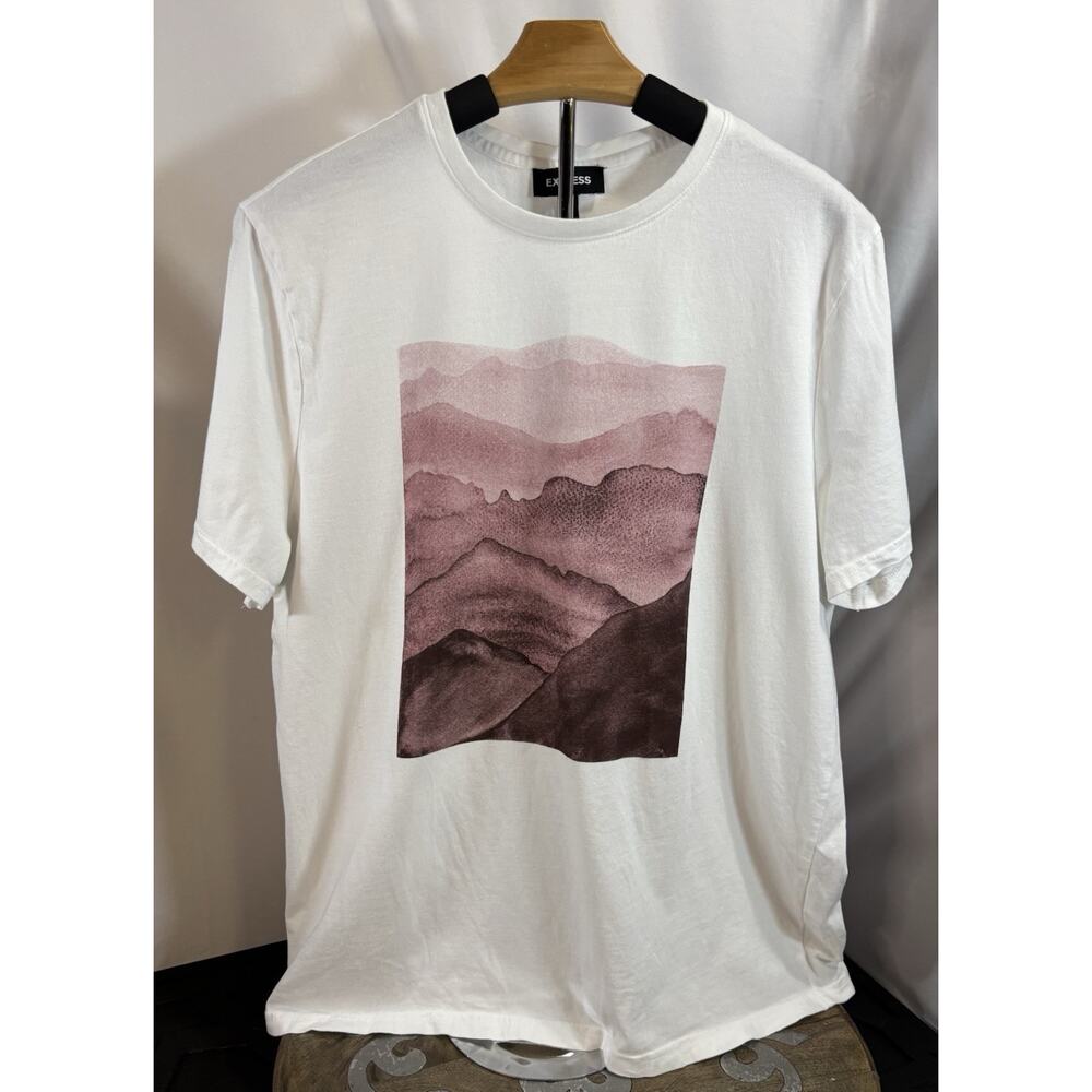 EXPRESS MENS GRAPHIC Tshirt Summer Lightweight 100% Cotton L